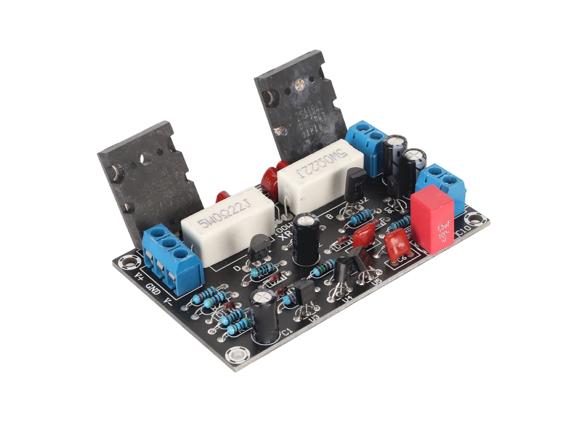 Aetheria placa Amplificador Mono Alto Poder 100w 2sc5200 2sa1943 com Proteção de Alto falante