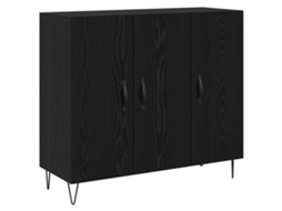 Buffet Carvalho Preto 90x32,5x80 cm Madeira Processada MAISON EXCLUSIVE