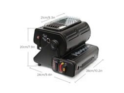 Aquecedor de Gás 1300w Camping Portátil Cozinhar