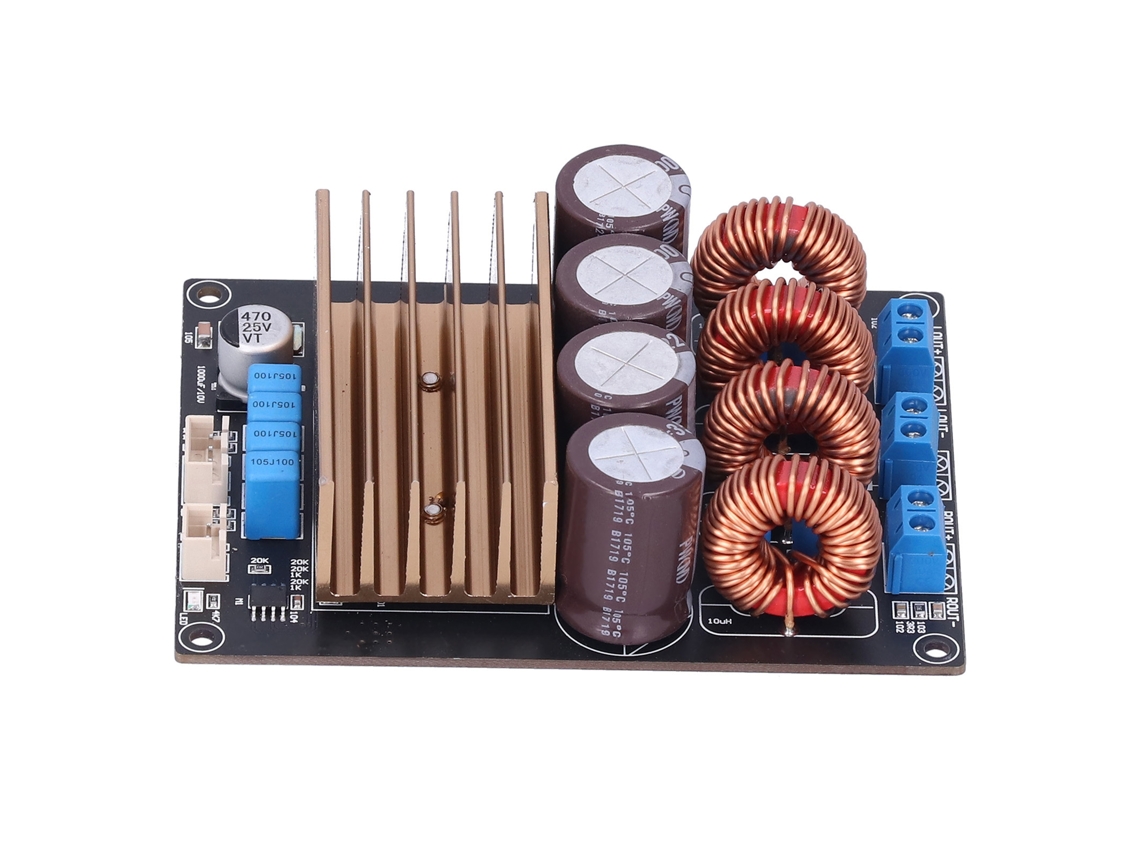 Laxiscreed Amplificador Digital De Potência Dual Com Módulo De Potenciômetro Para Áudio De Alta Qualidade
