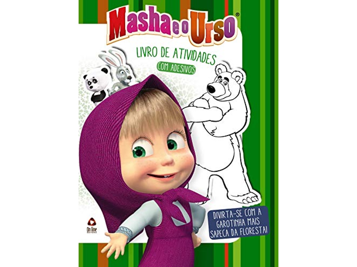 Livro Masha E O Urso Livro De Atividades Com Adesivos (Português)