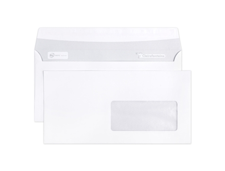 Envelope com Janela Auto-Adesiva CLAIREFONTAINE Adhéclair X500