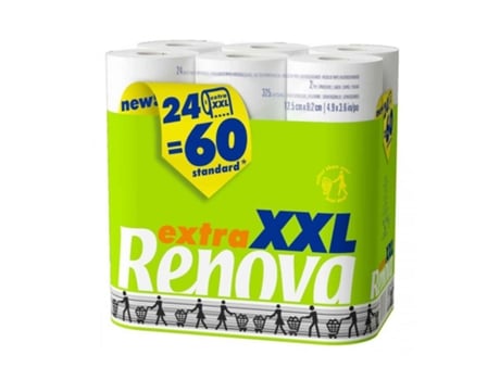 Papel Higiénico Renova Extra XXL 24 rolos