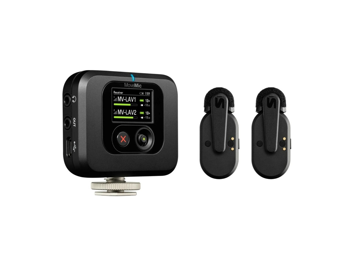 Microfone SHURE MV-TWO-KIT-Z6 Preto