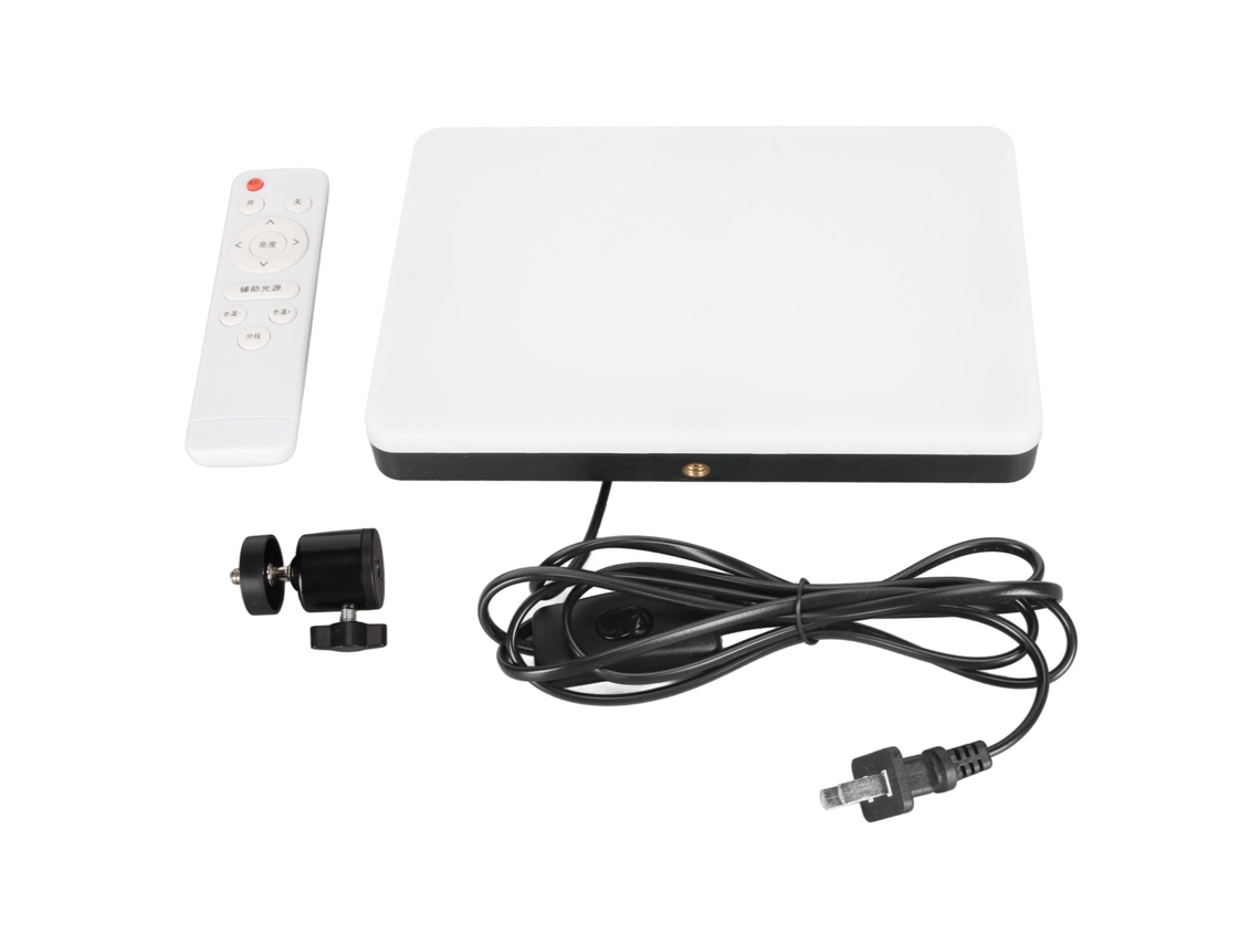 Luz De Vídeo Led 2700-5700k Controle Remoto Portátil Painel Led Para Reuniões E Videoconferências