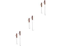 Conjunto De 6 Peças Utensílios Reutilizáveis Aço Para Churrasco Hanabass, Ideais Para Piqueniques E Grelhados