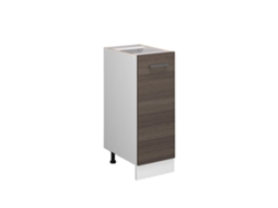 Móveis de cozinha R-Line, 30 cm sem bancada, Cinza, VICCO