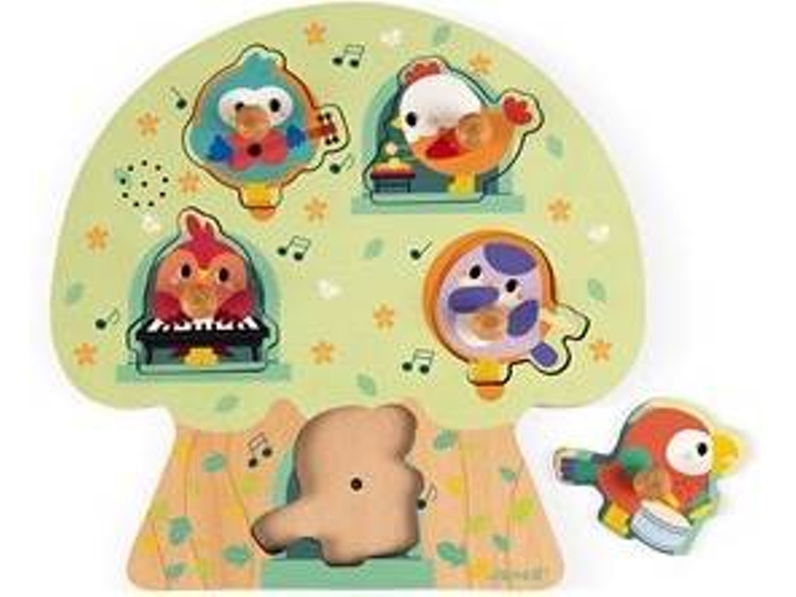 Puzzle JANOD Sonoro Musical (5 Peças)