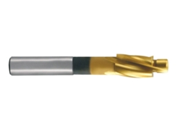 RUKO-102403T-Escareador Plano Din 373 Hss-Tin Rosca M5 De Passo Fino