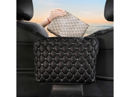 Porta Bolso Para Coche Entre Asientos Organizador De Asiento Con Diamantes Capacidad Grande Almacenaje