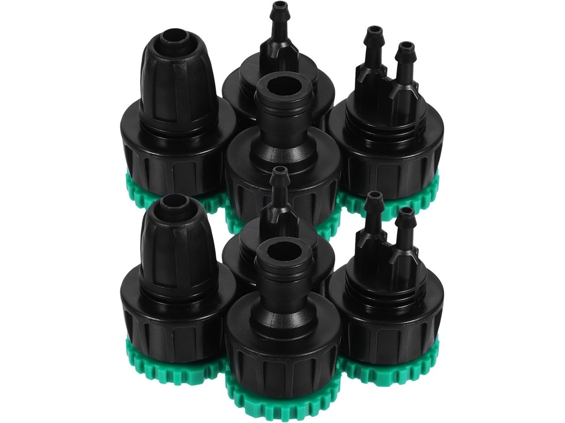 Kit De 8 Peças Com Adaptadores Para Torneira Irrigação Por
