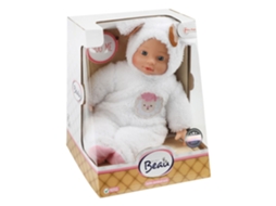 Boneca Bebê Vestida De Ovelha Boneca Macia De 33 Cm, Brinquedo De Pelúcia Toi Toys