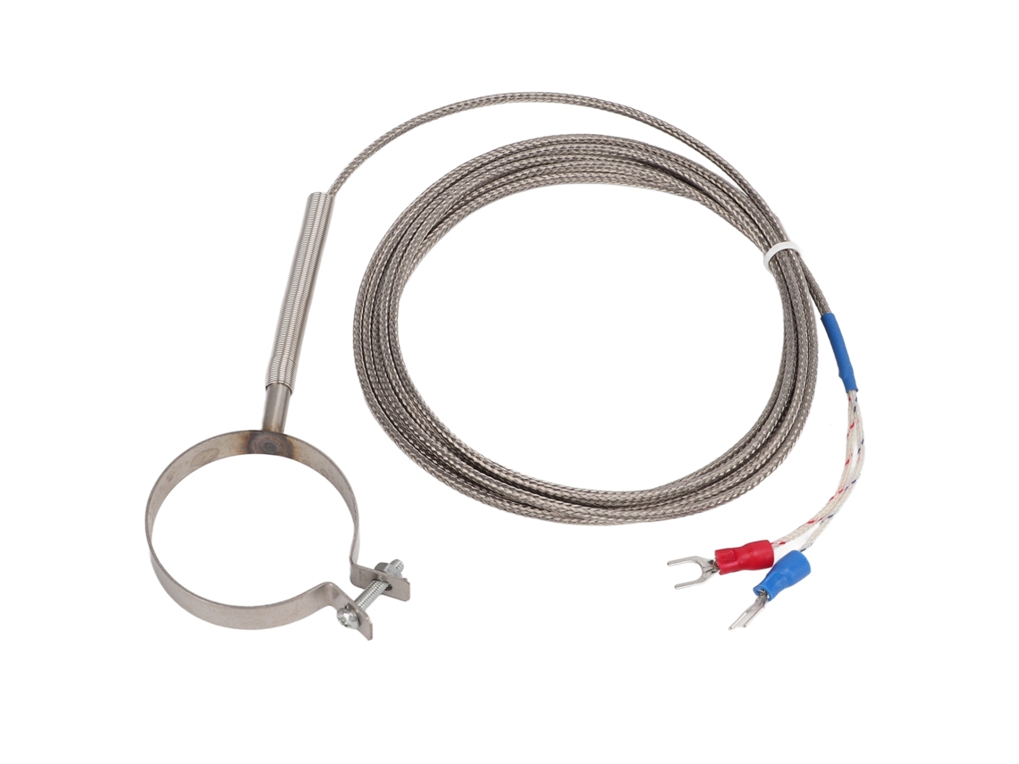 Yuru sonda Termopar Tipo K com Fio de 2 Metros Alta Sensibilidade Intervalo 0 400°c para Controle de Temperatura Industrial