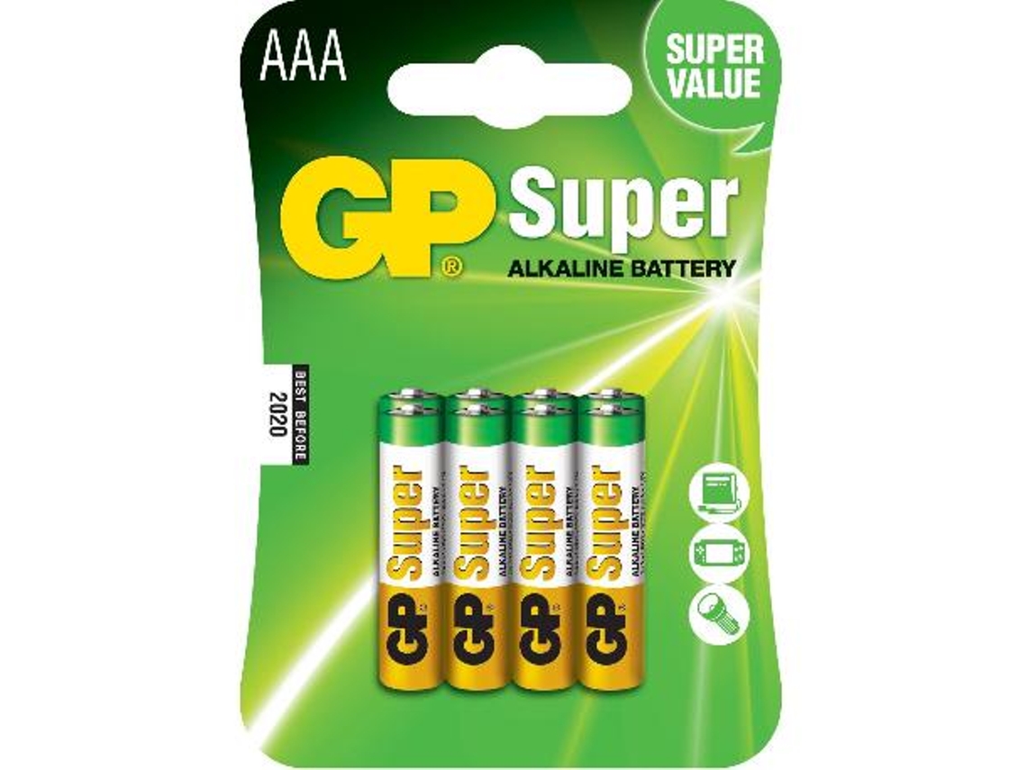 Pilhas Alcalinas Gp 8 Pilhas Aaa (Lr 03-B8 Gp) 1.5V- (G240) Gp24A