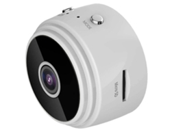 Câmera Ip Mini 1080p Hd Wifi Visão Noturna Super Grande Angular de 150 Grausbranco USHION