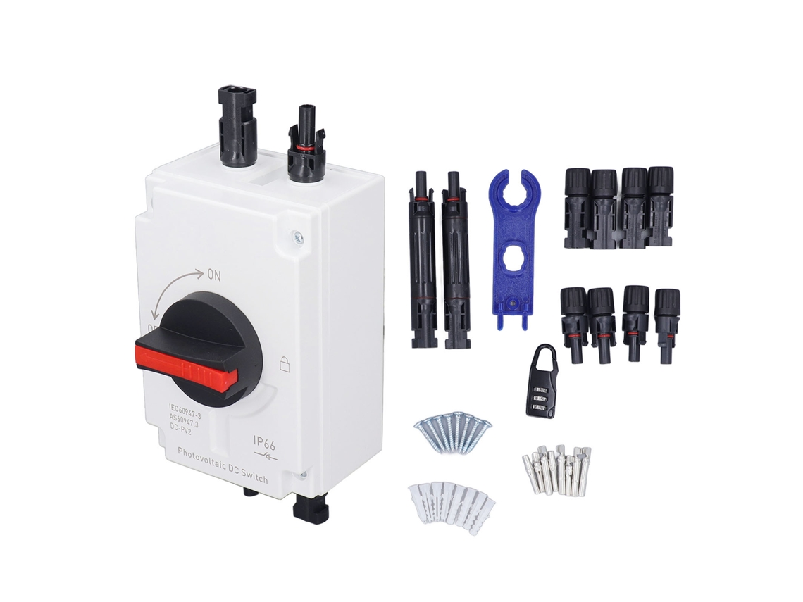 Interruptor de Desconexão Solar 4p Ip66 Dc1200v 40a S/MARCA