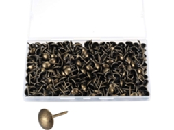 Conjunto De 200 Pregos Decorativos Metal Antigo 11 X 17 Mm