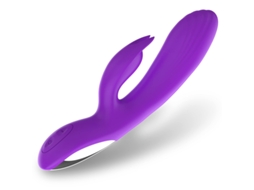 Vibrador De Massagem Prova Dgua De Cabea Dupla De 10 Frequncias Para Mulheres (roxo) Yizhood