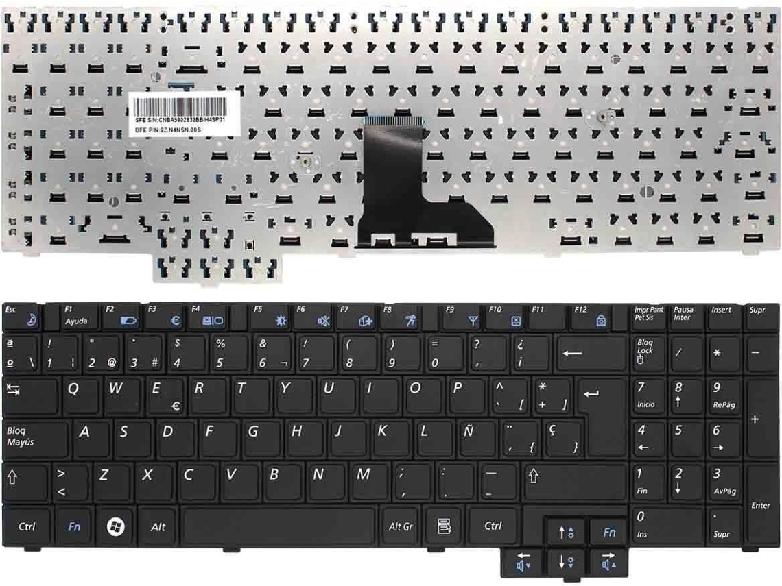 Teclado para Samsung Portátil Ba59-02833A 9Z.N5Lsn.00U 9Z.N5Lsn.00U 9Z.N5Lsn.00S