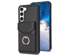 Capa Para Celular Bf29 Organ Card Bag Ring Holder Para Samsung Galaxy S23+ 5g