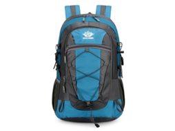 Mochila de caminhada de grande capacidade (azul royal), ideal para viagens e lazer.