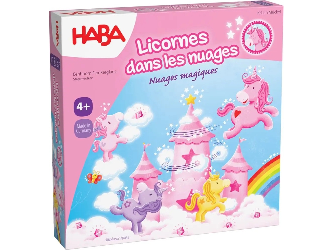 Jogo De Tabuleiro Haba Unicórnios Nas Nuvens, Jogo Mágico De Nuvens Educativo