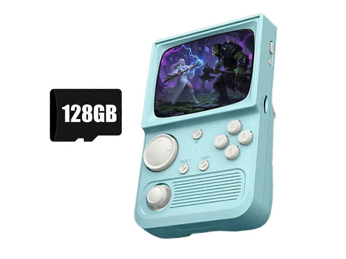 R36t Retro Handheld Game Console 128g 20000 Jogos 3,5 Polegadas Ips Tela Portátil Bolso Video Game Pl GOKOCO