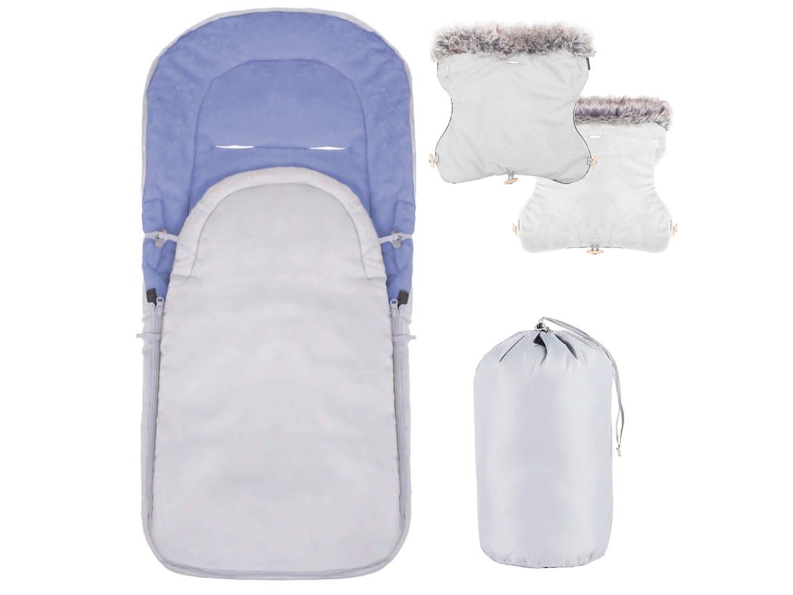 Chancelière Universelle Pour Poussette, Housse de Siège de Bébé, Sac de Couchage,Chaude, Couvre-Jambe Avec Moufle