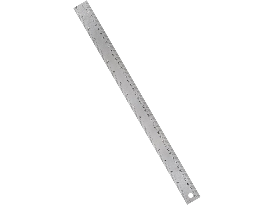Lurelia Régua Metálica 45cm Com Base De Cortiça Para Projetos Criativos