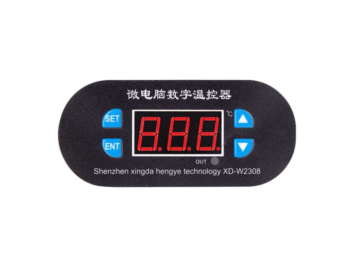 Controlador Digital De Temperatura Elétrico Para Aquecimento E Resfriamento 24v Vermelho