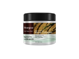 Máscara de Cabelo Hoegoa da LAXISCREED para Cabelos Secos e Frizzados, Hidrata e Suaviza Pontes Quebradas e Emaranhados