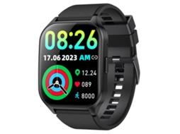Smartwatch Com Tela Amoled Curvada Chamada Bluetooth Frequência Cardíaca Pressão Arterial Oxigênio No Sangue E Monitoramento Do Sono Co Yunzii