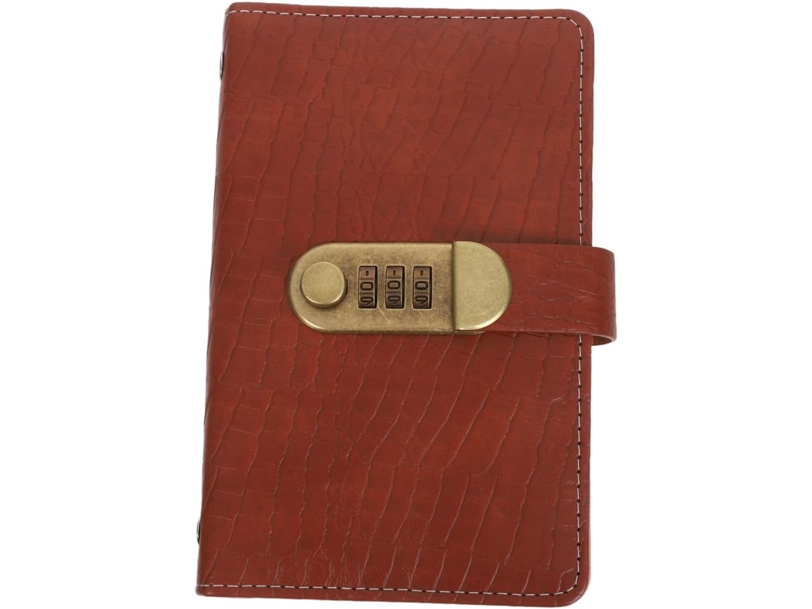 Pasta Organizadora Magiclulu para Economia de Dinheiro com Cadado Combinação e 100 Envelopes, 18x10 Cm, Organizador