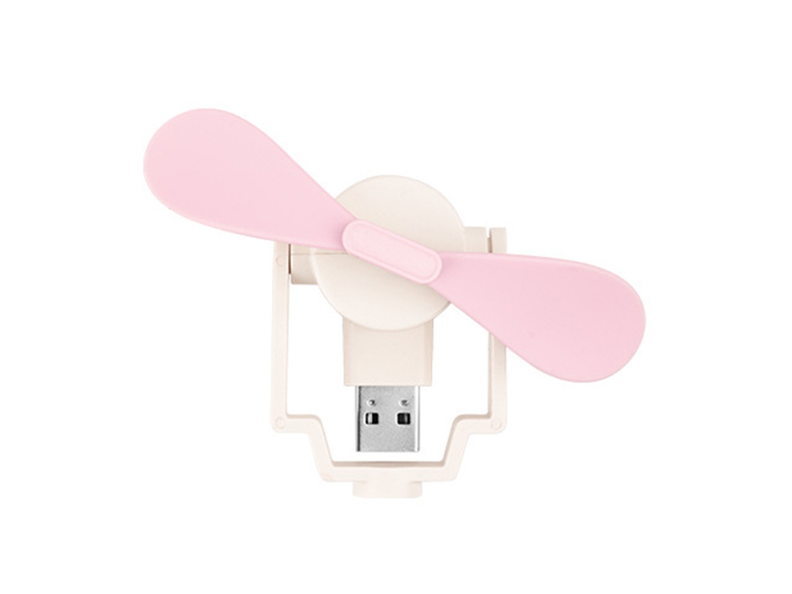 Mini Ventilador Lâmpada Cenoura Led Recarregável