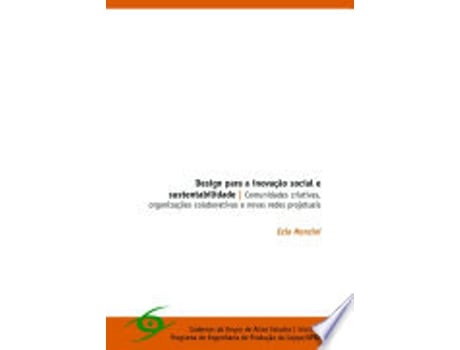 Livro Design Para a Inovação Social e Sustentabilidade de Ezio Manzini (Português do Brasil)