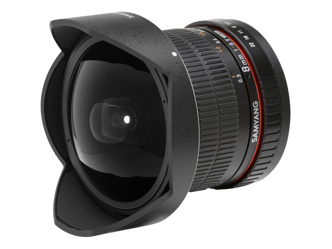 Objetiva SAMYANG 8MM F3.5 Canon CSII FISH-EYE (Encaixe: Canon EF-S