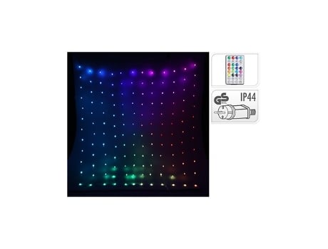 Cortina Led Rgb 220v Com Controle Remoto Basics