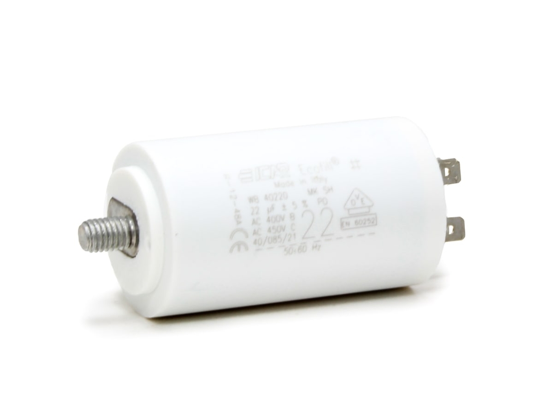 Condensador ICAR 22µf Stock para Máquina de Lavar Roupa Cap027un