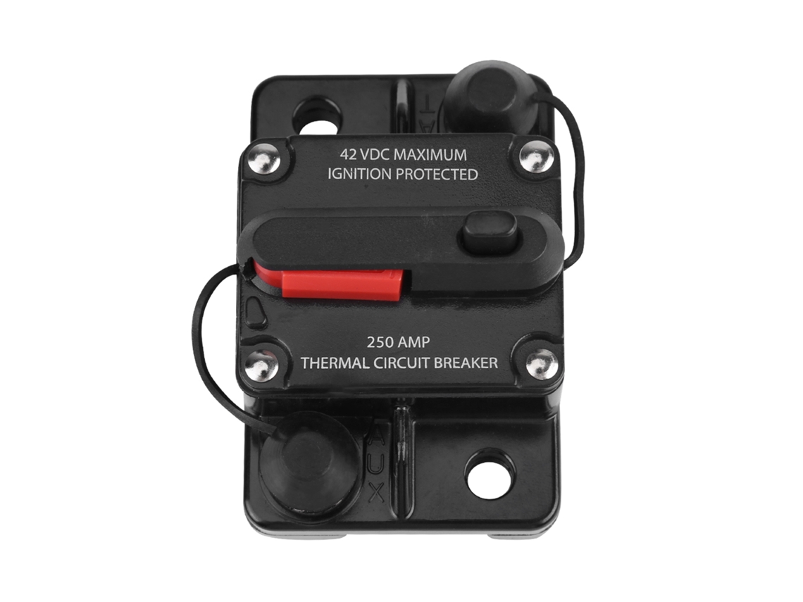 Disjuntor Manual de Reset para Áudio Automotivo 12V-42V 250A