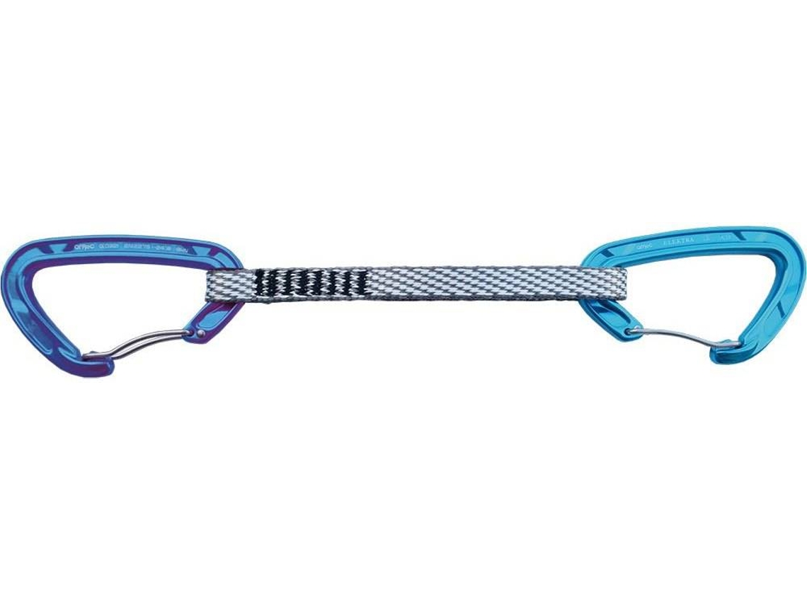 Mosquetão De Escalada QI´ROC Elektra Set Recto Clip+Curvo Clip+Exprés Dyneema 12X (Azul - 12 x 170 cm)