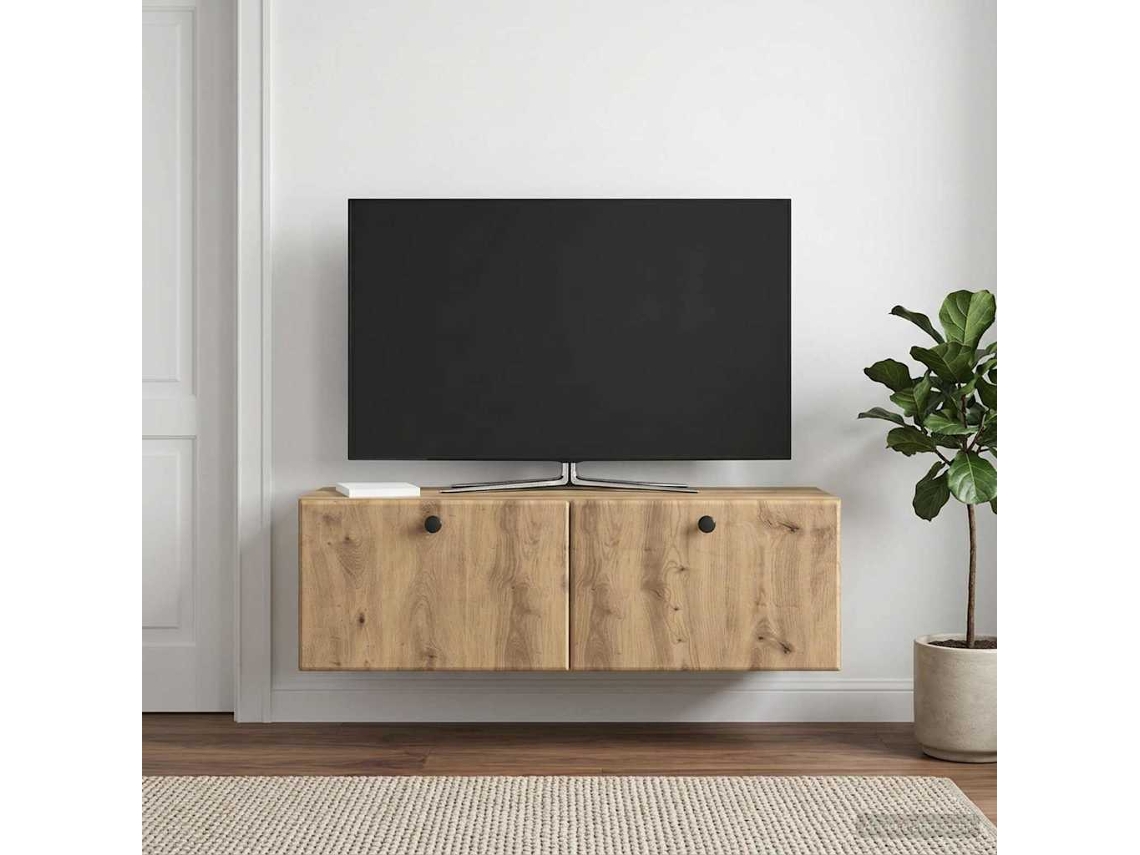 Vidaxl Gabinete De Tv De Parede 98 X 31 X 30 Cm Carvalho Arttisan