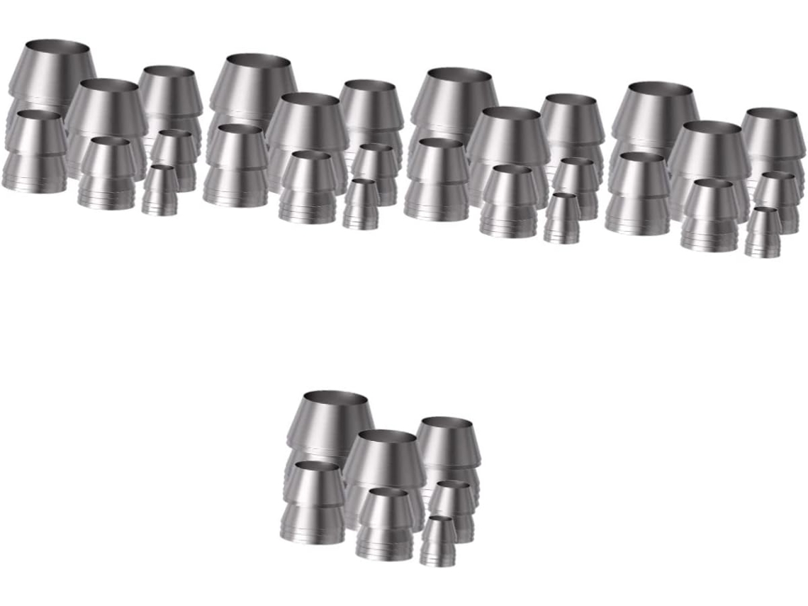 Jojofuny Conjunto De 35 Cunhas Metálicas Para Fixação Com Martelo -