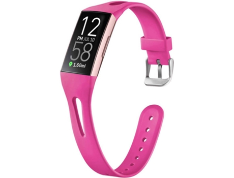 Bracelete DIBILI BKB016 (Fitbit Charge 4 - Rosa)