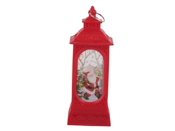 Laxiscreed Lanterna Decorativa De Natal Led 5.1" Com Luz Quente Sem Chama