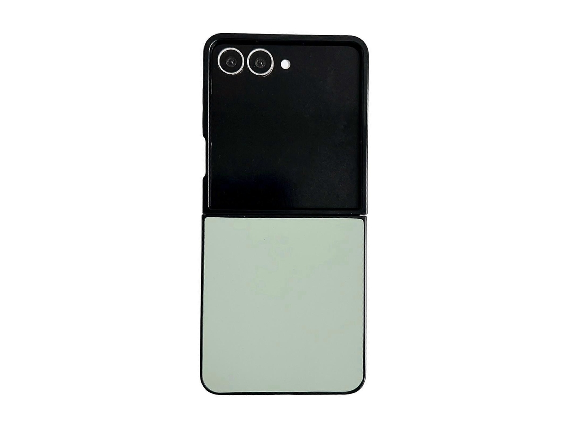 Capa De Celular Com Textura De Couro De Cor Sólida Morandi