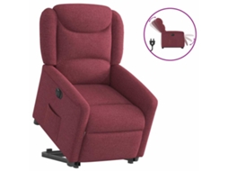 Electric Stand Up Recliner Chair, Electric Stand Up Recliner Chairs Vidaxl Vermelho Tecido