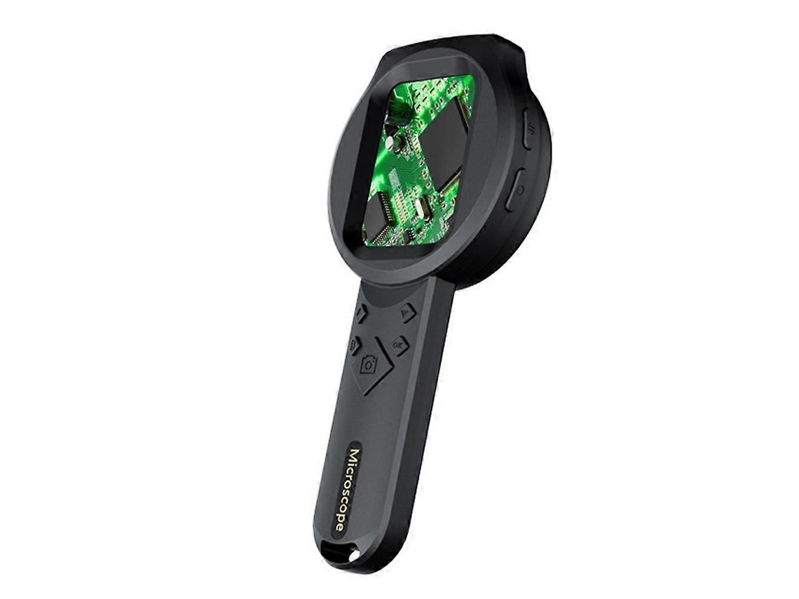 Microscópio Digital Portátil Com Tela Ips De 2,8 Polegadas, Lupa Digital De 2mp Com 15 Leds Integrados.