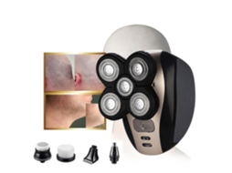 BARBEADOR ELÉTRICO 5 em 1 Barbeador elétrico para homens flutuante de cinco cabeças de lâmina recarregável Máquina de barbear elétrica Lâminas CYDMBC