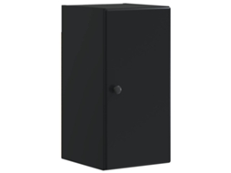 Vidaxl Armário De Parede Para Banheiro Breda Preto 30 X 31 X 59 Cm