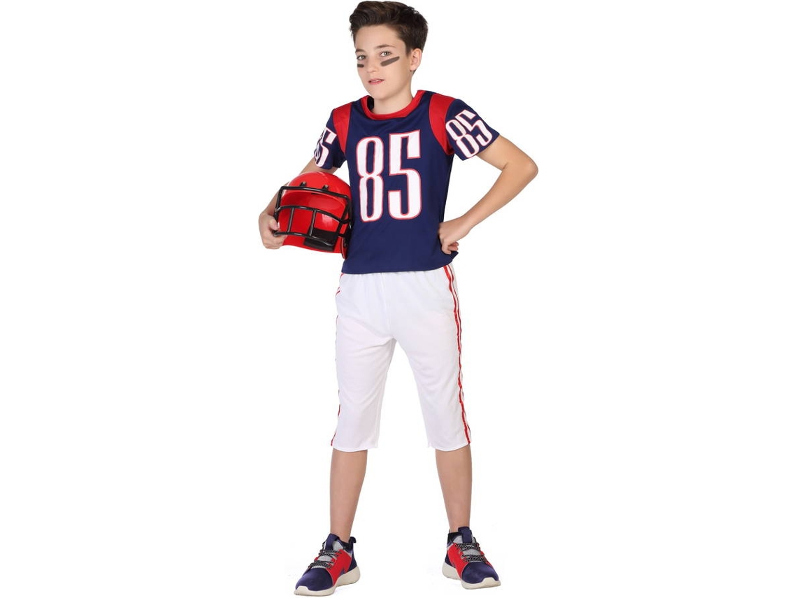 Fato de Menino DISFRAZZES Jogador Rugby (Tam: 7 a 9 anos)